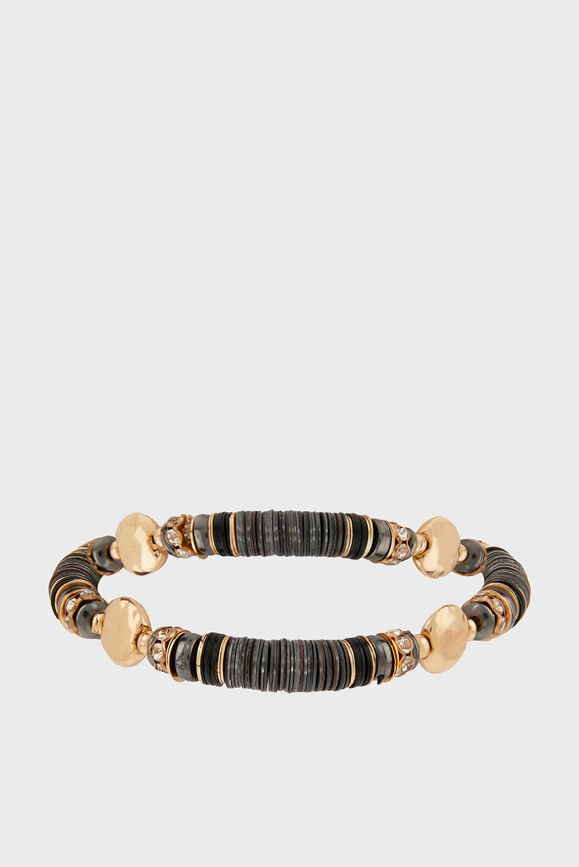 

Женский черный браслет BEAD AND DIS PAVE ST Accessorize OS 784294