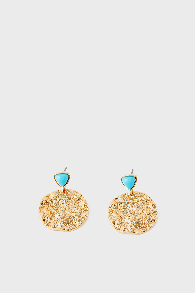 

Женские золотистые серьги ISLAND VIBES DFG BEA Accessorize OS 181969