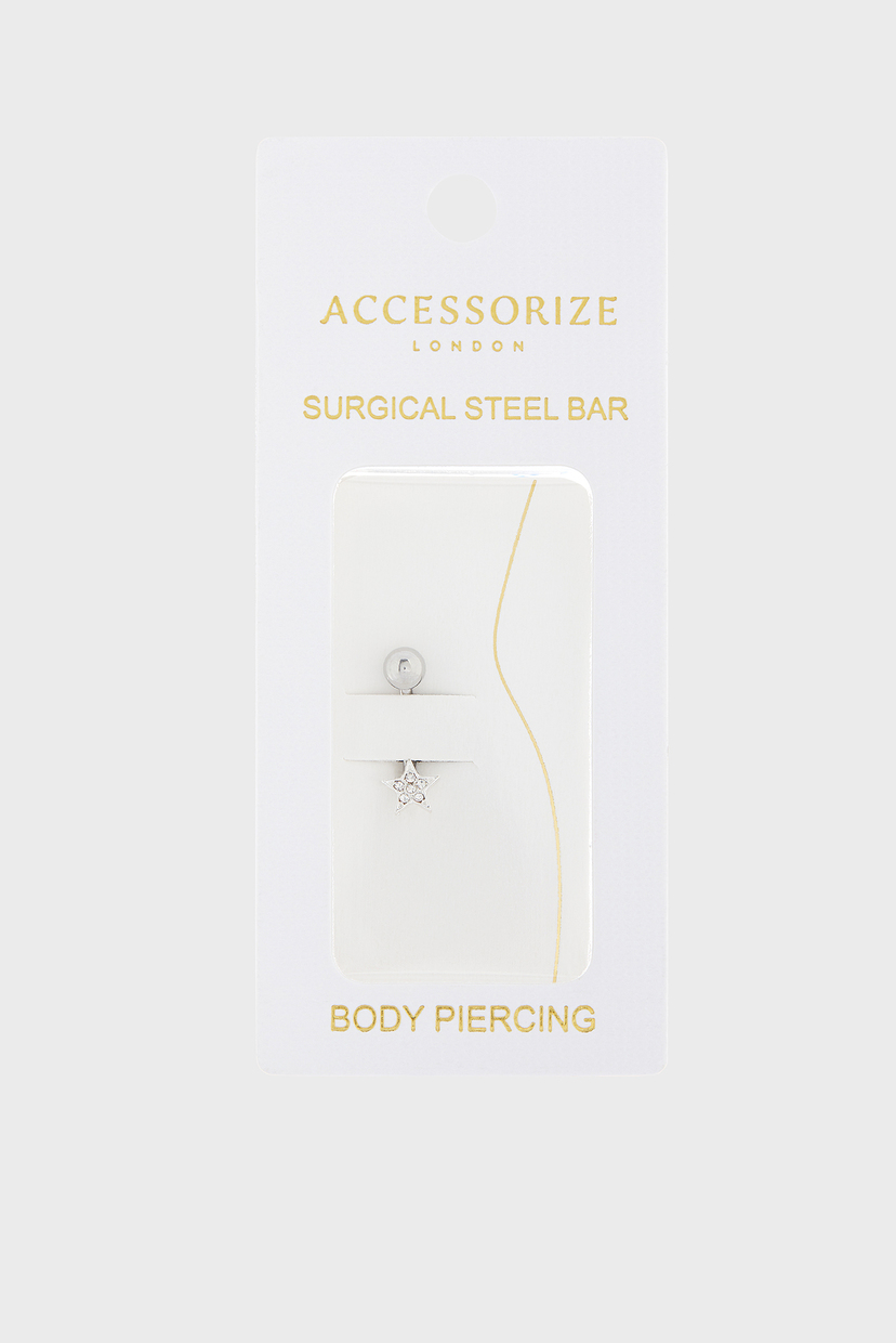 

Женская серебристая серьга Accessorize OS 981494