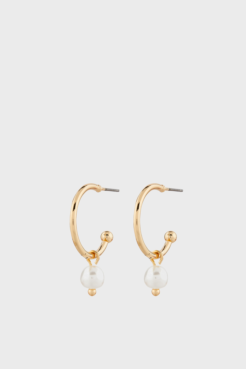 

Женские золотистые серьги PEARL DROP HOOP Accessorize OS 981085