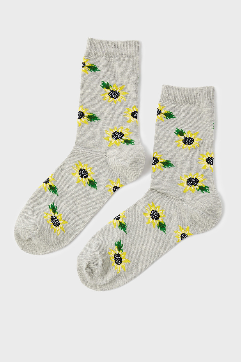 

Женские серые носки Sunflower All Over S Accessorize OS 196015