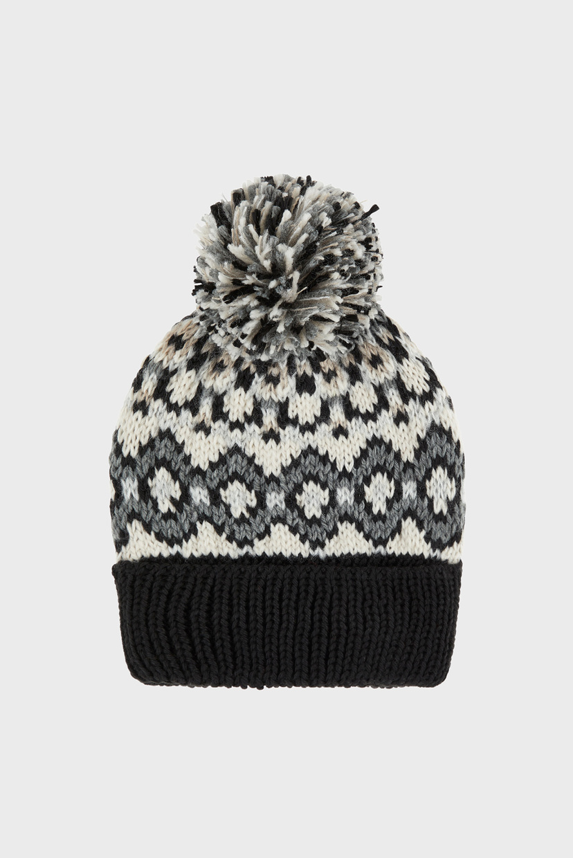

Женская серая шапка MONO FAIRISLE POM BE Accessorize OS 791181