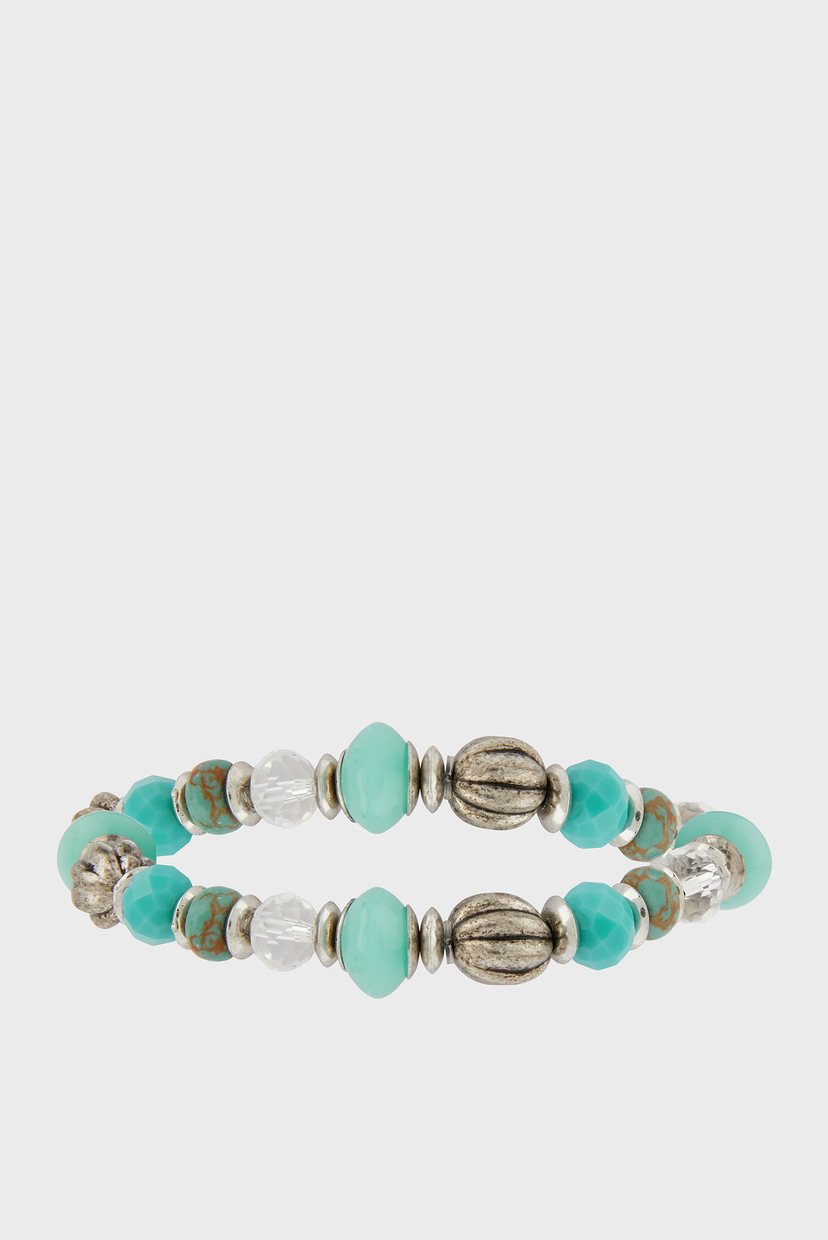

Женский бирюзовый браслет FACET & ETHNIC BEAD Accessorize OS 784161