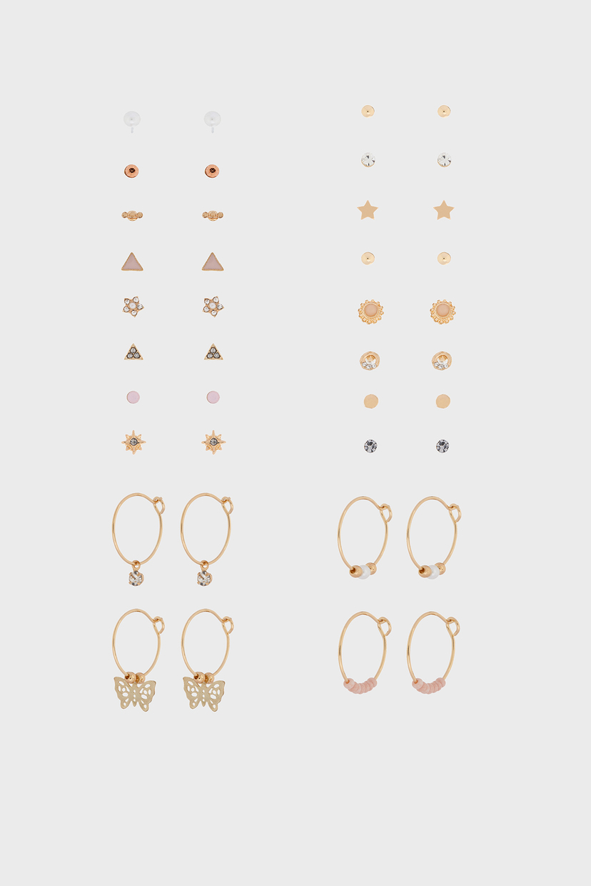 

Женские золотистые серьги (20 пар) Accessorize OS 981487