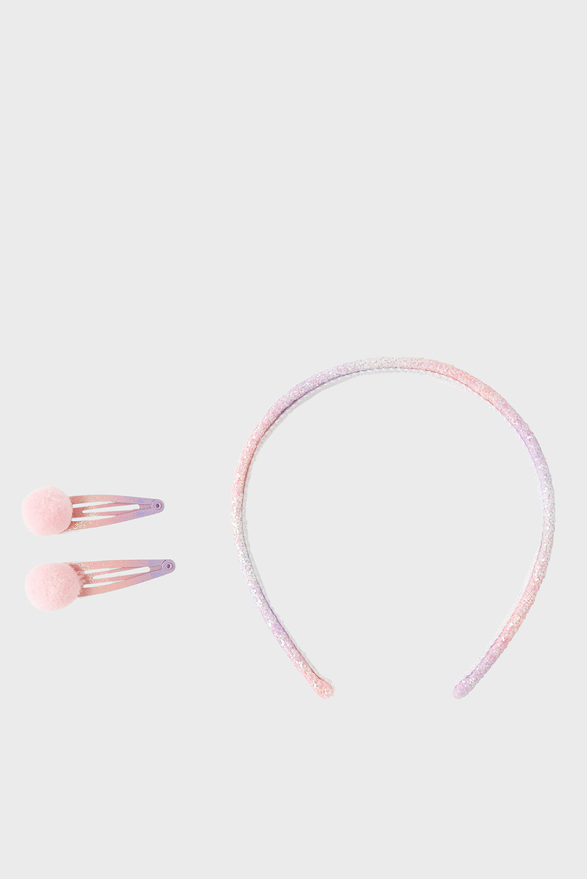 

Детский набор аксессуаров для волос (обруч, заколки) ANNA ALICE AND POM C Accessorize OS 183016
