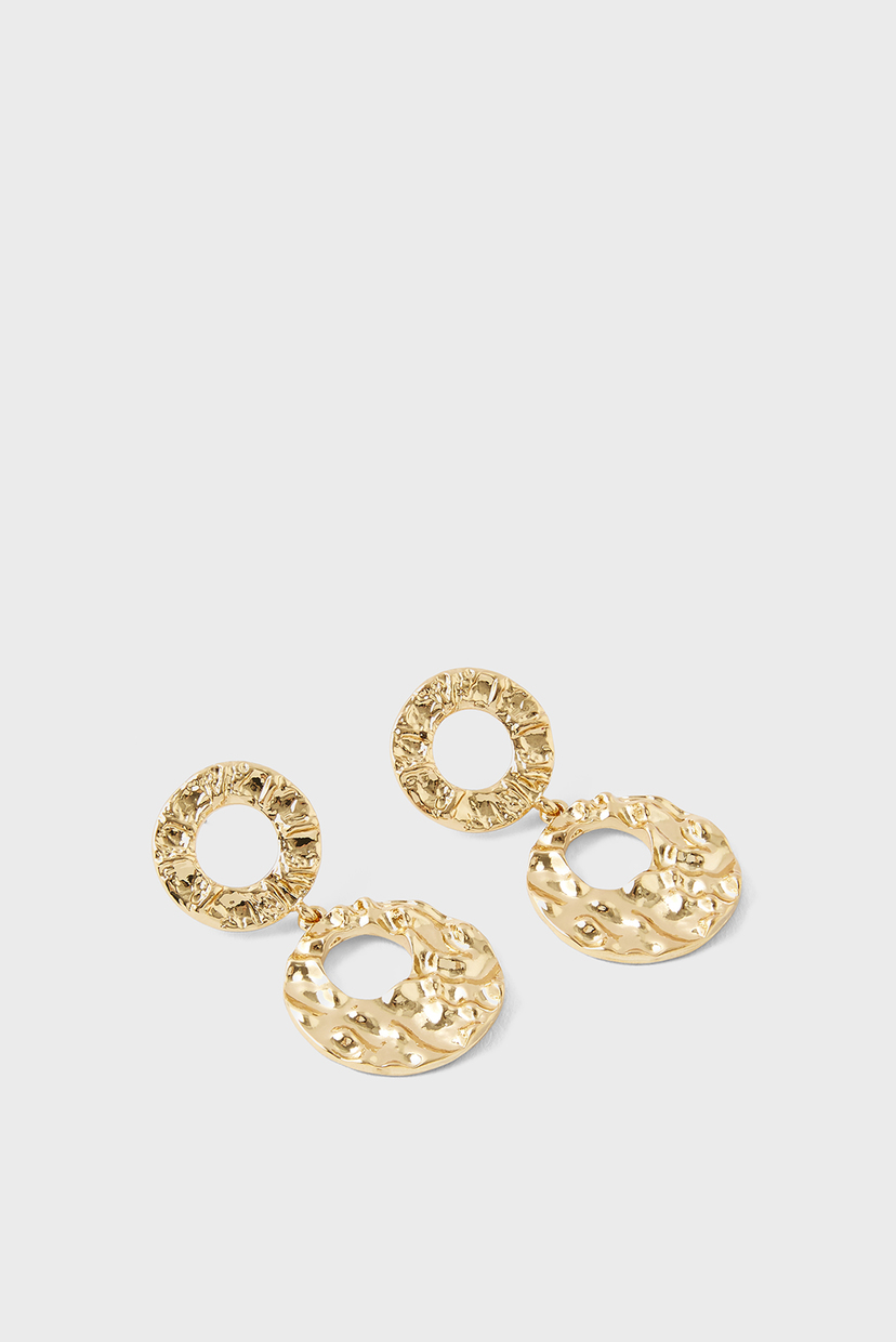 

Женские золотистые серьги DFG TEXTURED CIRCLE Accessorize OS 182793