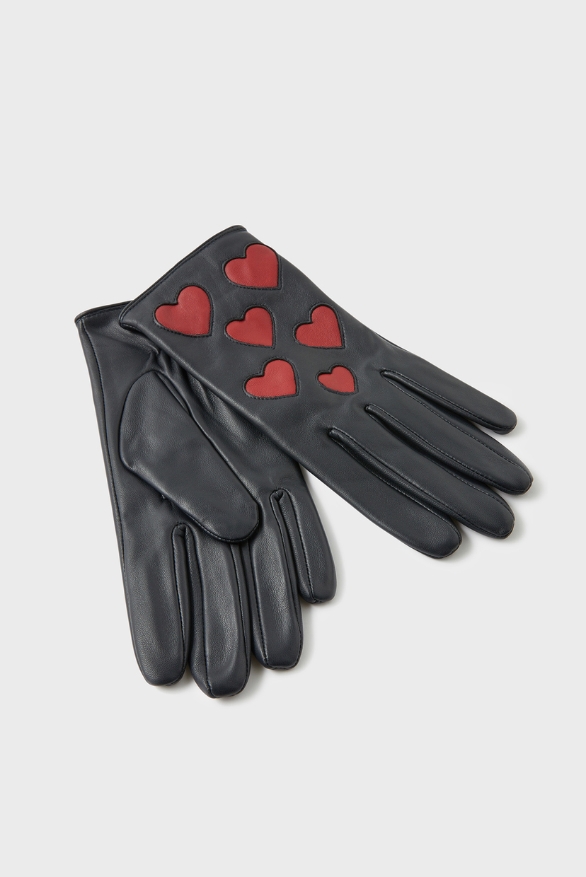 

Женские кожаные перчатки LOVE HEART LEATHER Accessorize M/L 992011