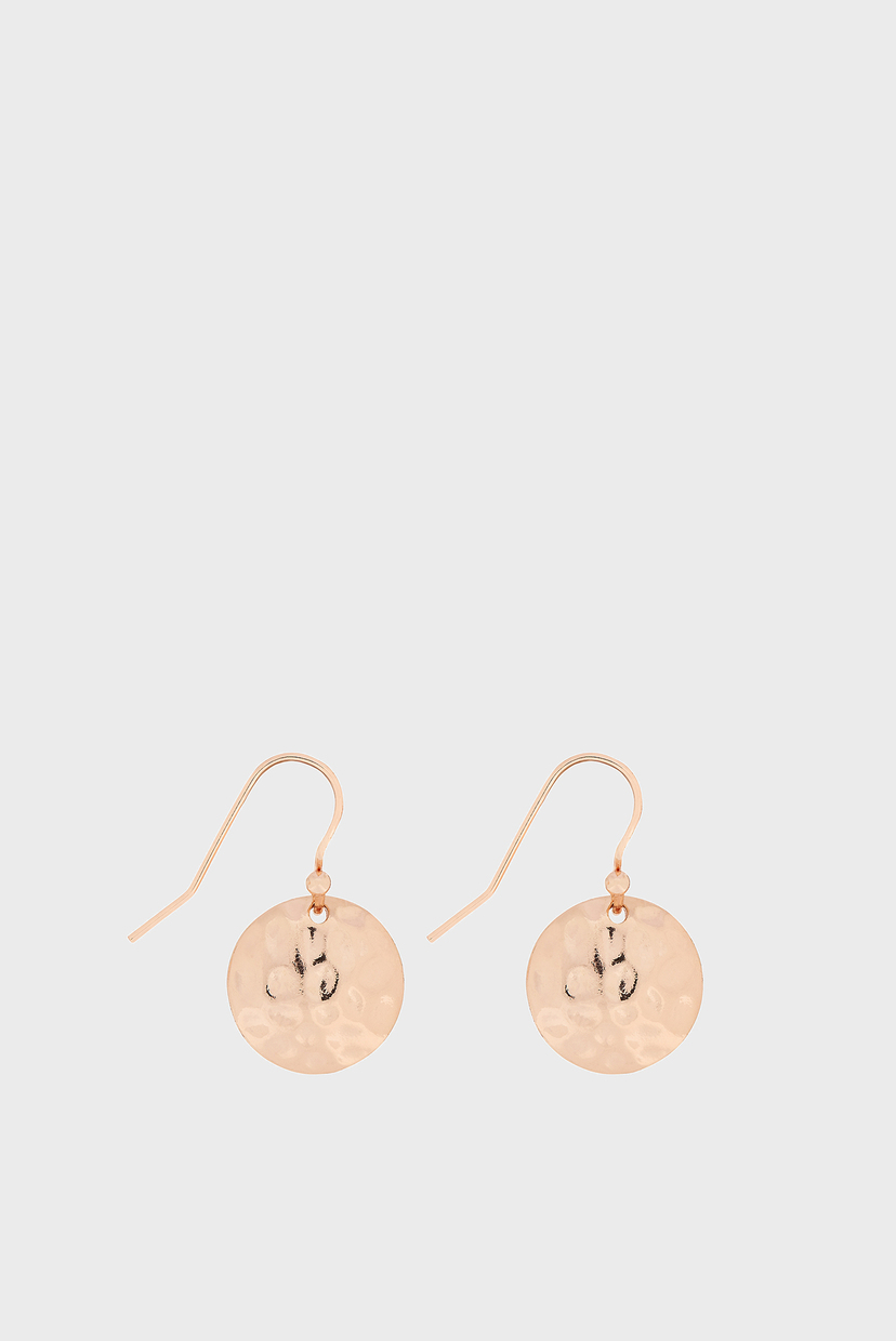 

Женские золотистые серьги BEATEN CIRCLE MINI DROPS Accessorize OS 785742