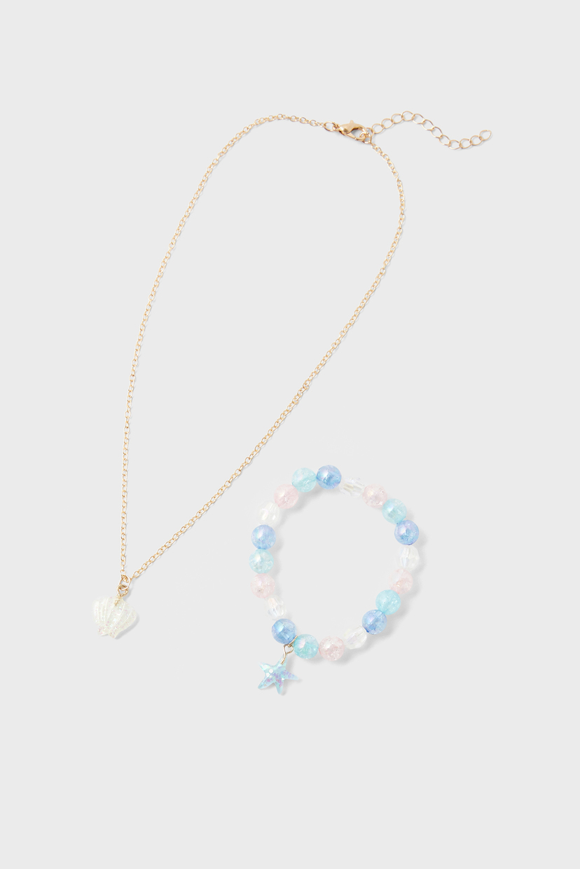 

Детский набор украшений (подвеска, браслет) SHELL JEWELLERY Accessorize OS 183047