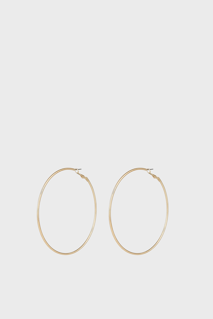 

Женские золотистые серьги MID SIZE SIMPLE HOOP Accessorize OS 585825