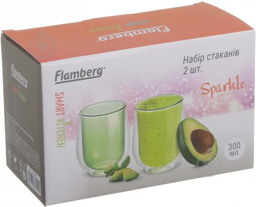 

Набір чашок Flamberg Sparkle Green 300 мл 2 шт.