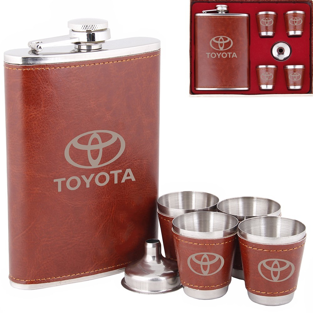 

Набор Hip Flask Фляга 9oz+стаканчики+лейка Коричневый 61044Toy