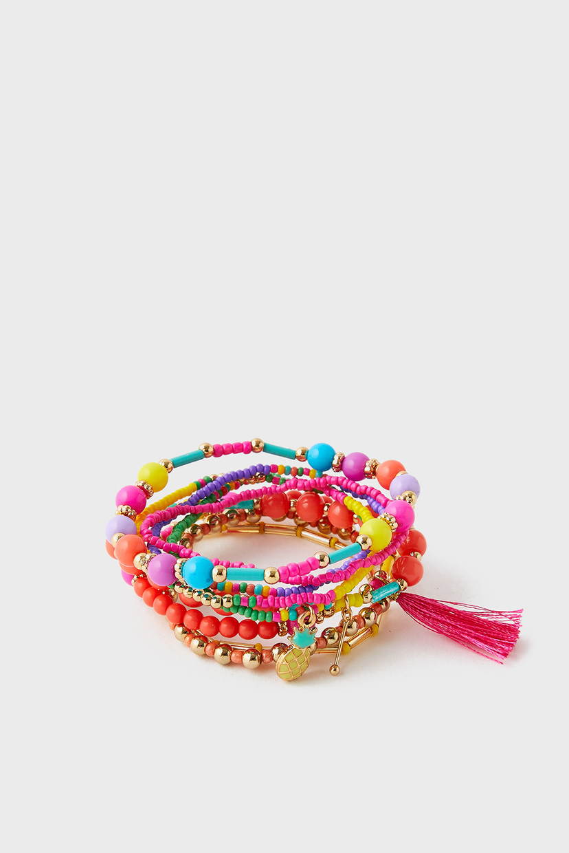 

Детские браслеты (9 шт) CHARM FESTIVAL BRACE Accessorize OS 183176
