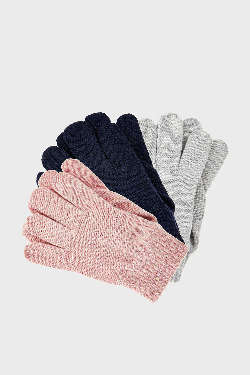 

Детские перчатки (3 пары) OPP 3 PACK GLOVE SET Accessorize 6-8 983251