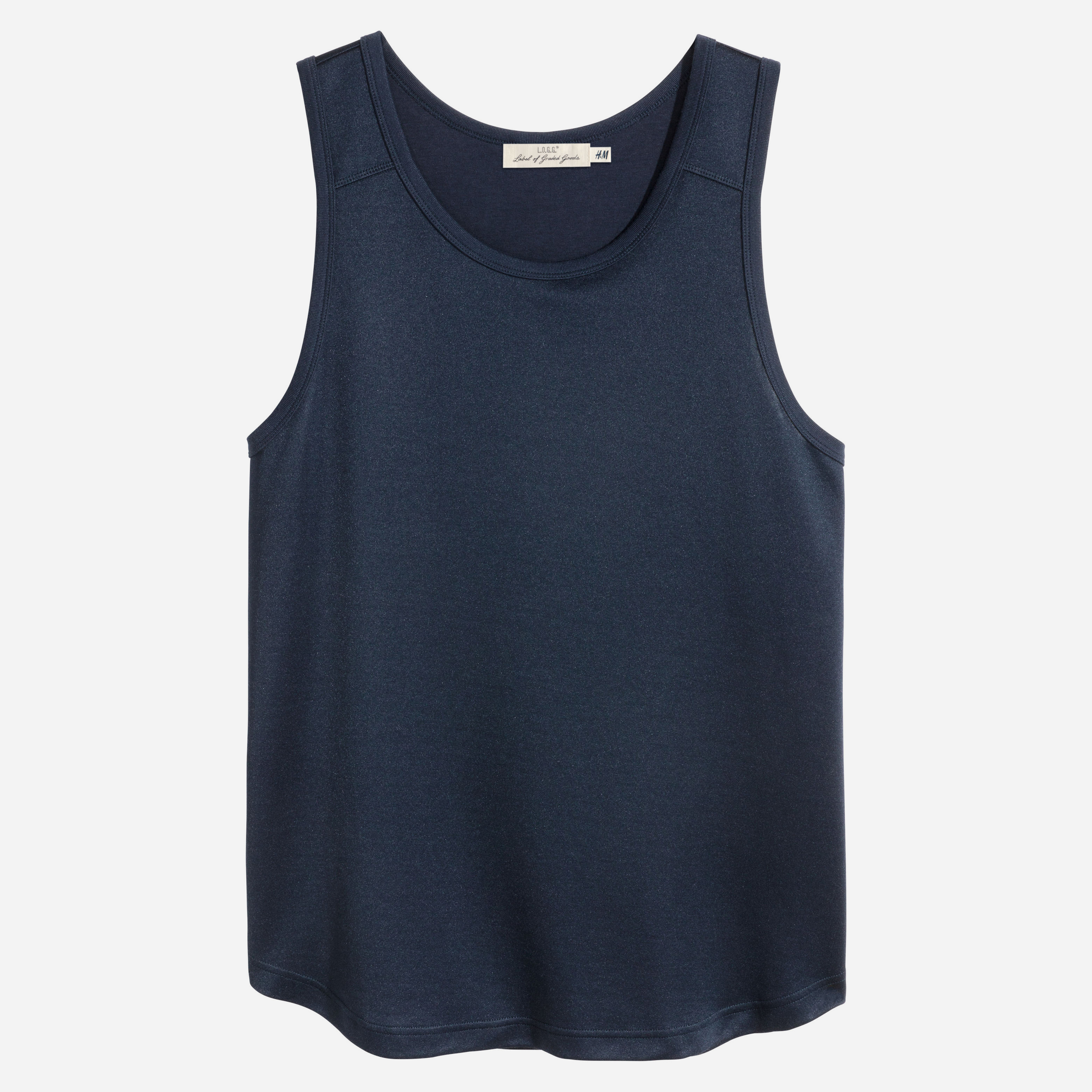 

Майка H&M 03-0486935-5 S Темно-синяя (СА2000001362310)