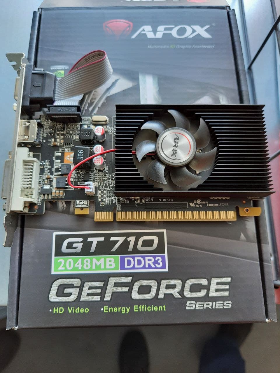 

Відеокарта AFOX GeForce GT710 2GB DDR3 (AF710-2048D3L1-V2) (6517430)