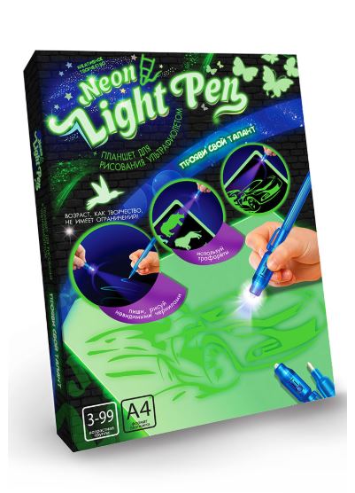 

Набор креативного творчества Neon Light Pen Машина рус Dankotoys (NLP-01-02) (51217)