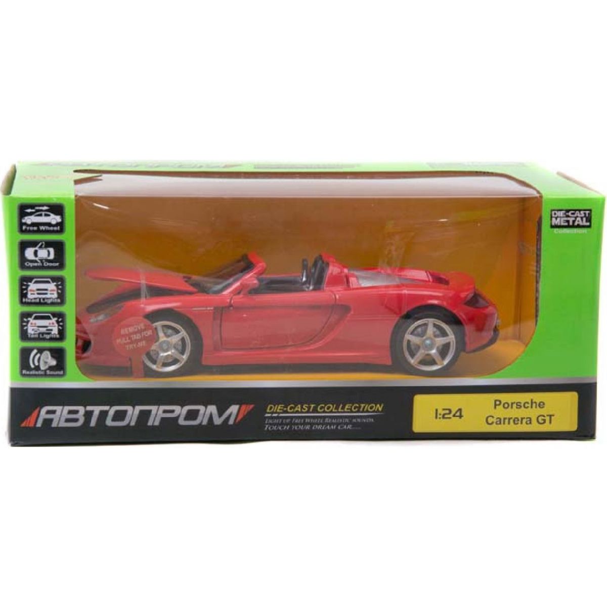 

Машинка Porsche Carrera GT из серии Автопром (68242A) (43518)