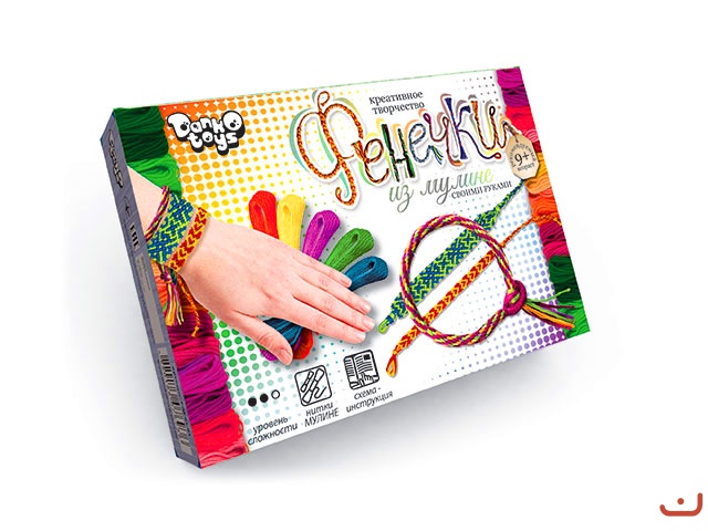 Набор для творчества Фенечки из мулине Dankotoys (FIM-01-01) (40883 ...