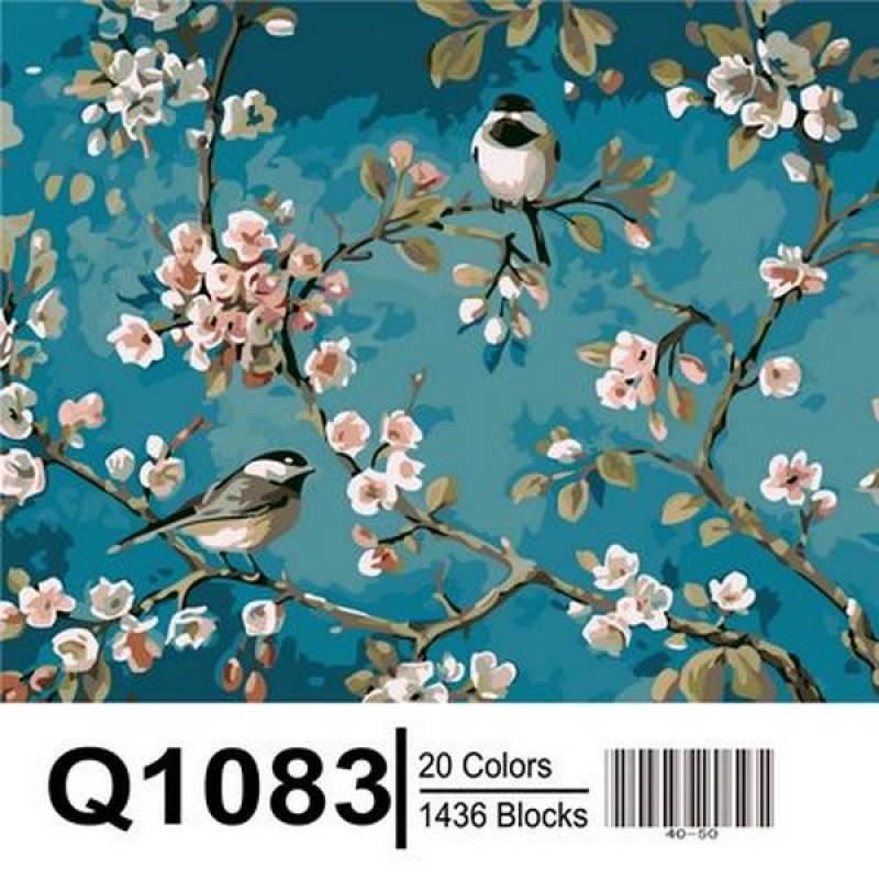 

Картина по номерам Mariposa Синички на яблоне 40х50см (Q1083)