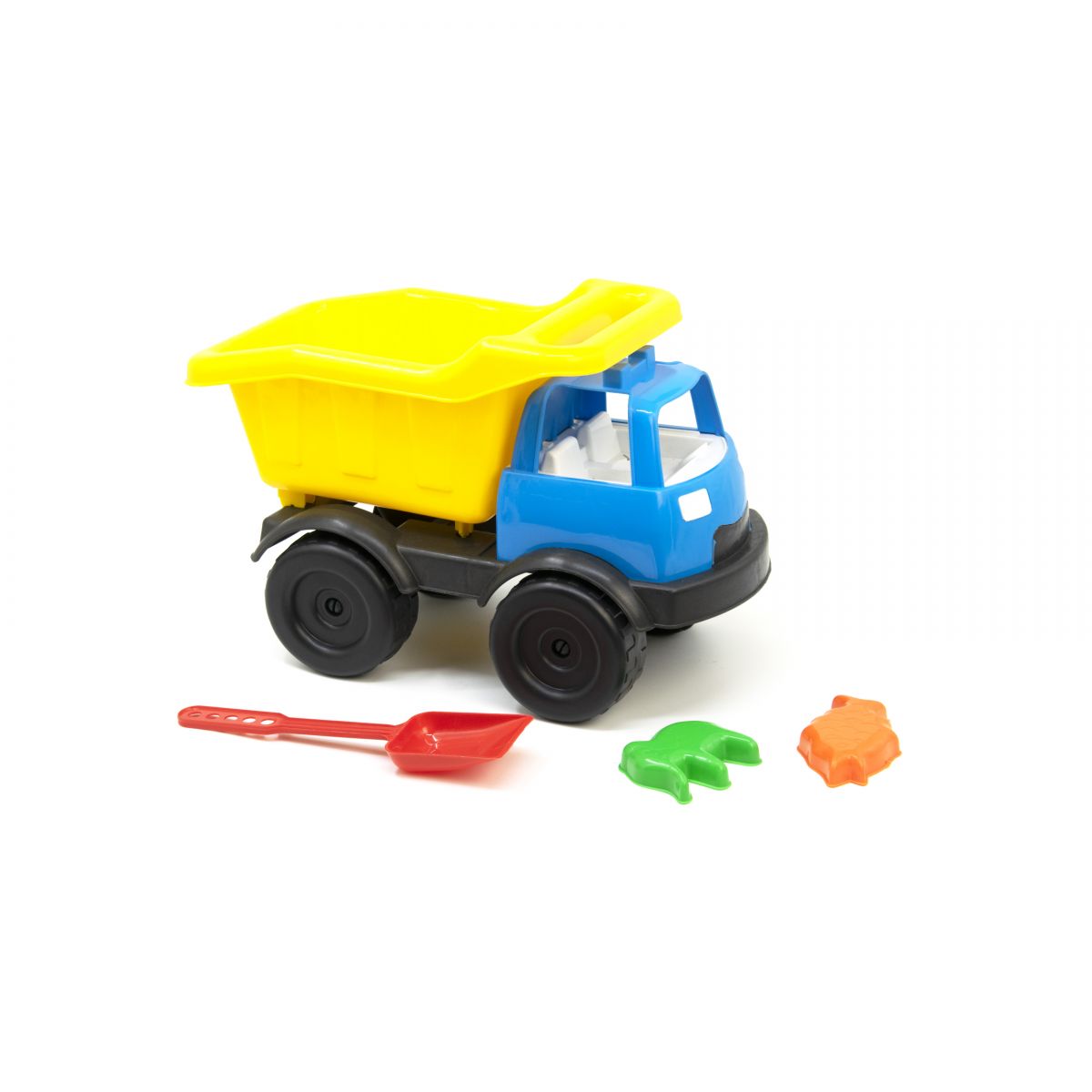

Грузовик Power Track с лопаткой и пасочками желтый Kinderway (07-714) (103651)