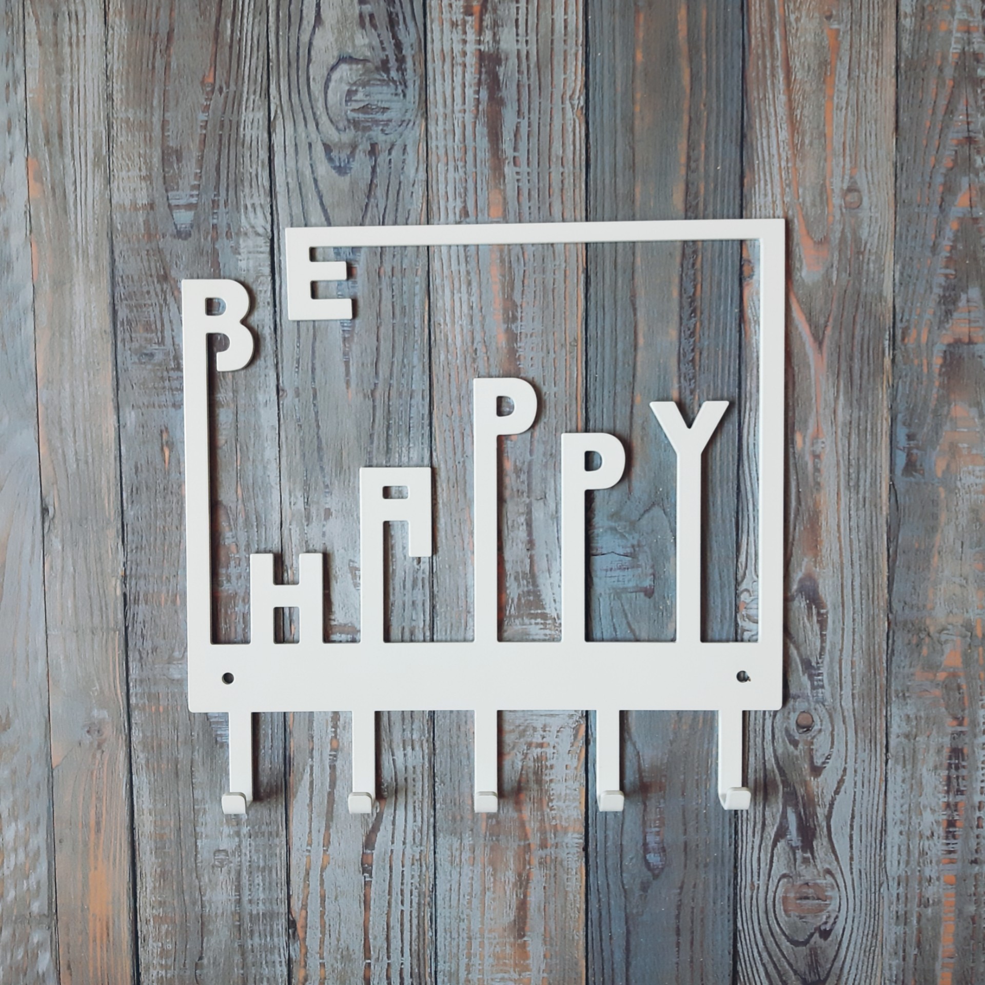 

Ключниця "BE HAPPY", біла