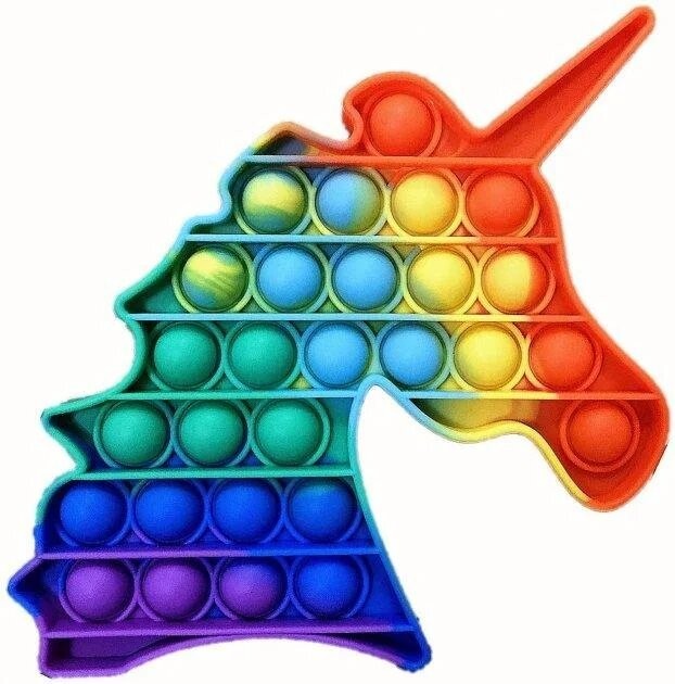 

Игрушка антистресс Поп ит Пупырка Pop It Fidget Единорог