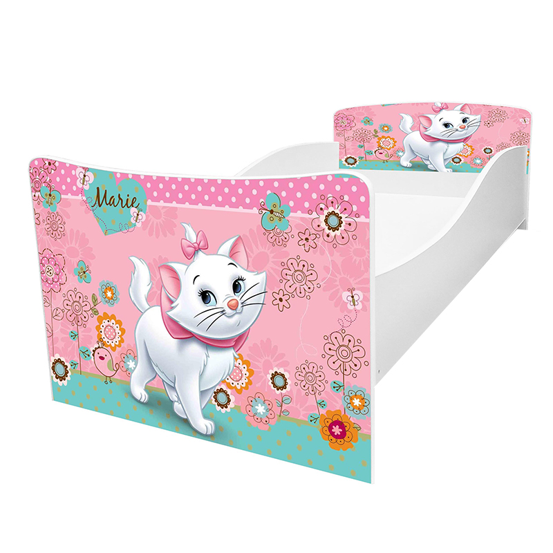 

Детская кровать Viorina-deko Kinder-29 Кошечка Мари + белый 80х170