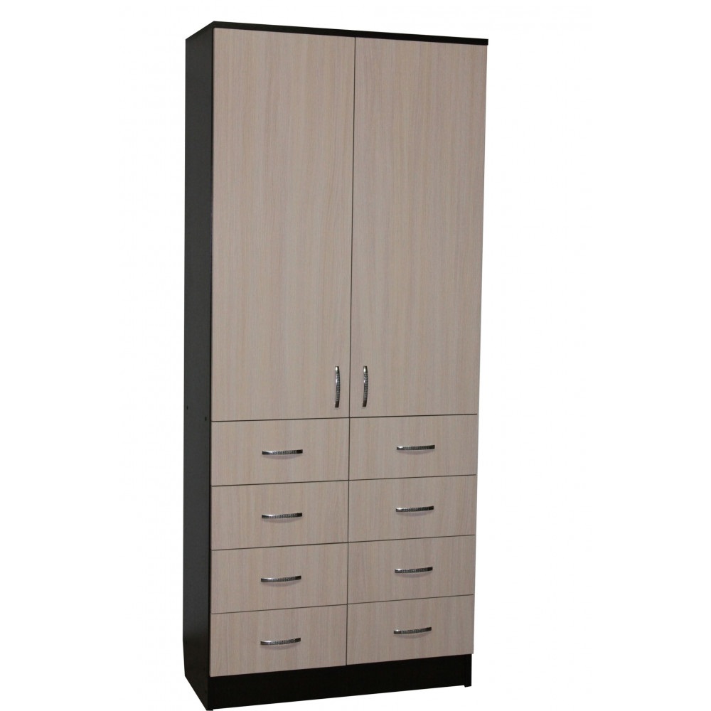 

Офисный шкаф ОН-19/2 Ника Мебель Дуб Венге + Дуб Молочный