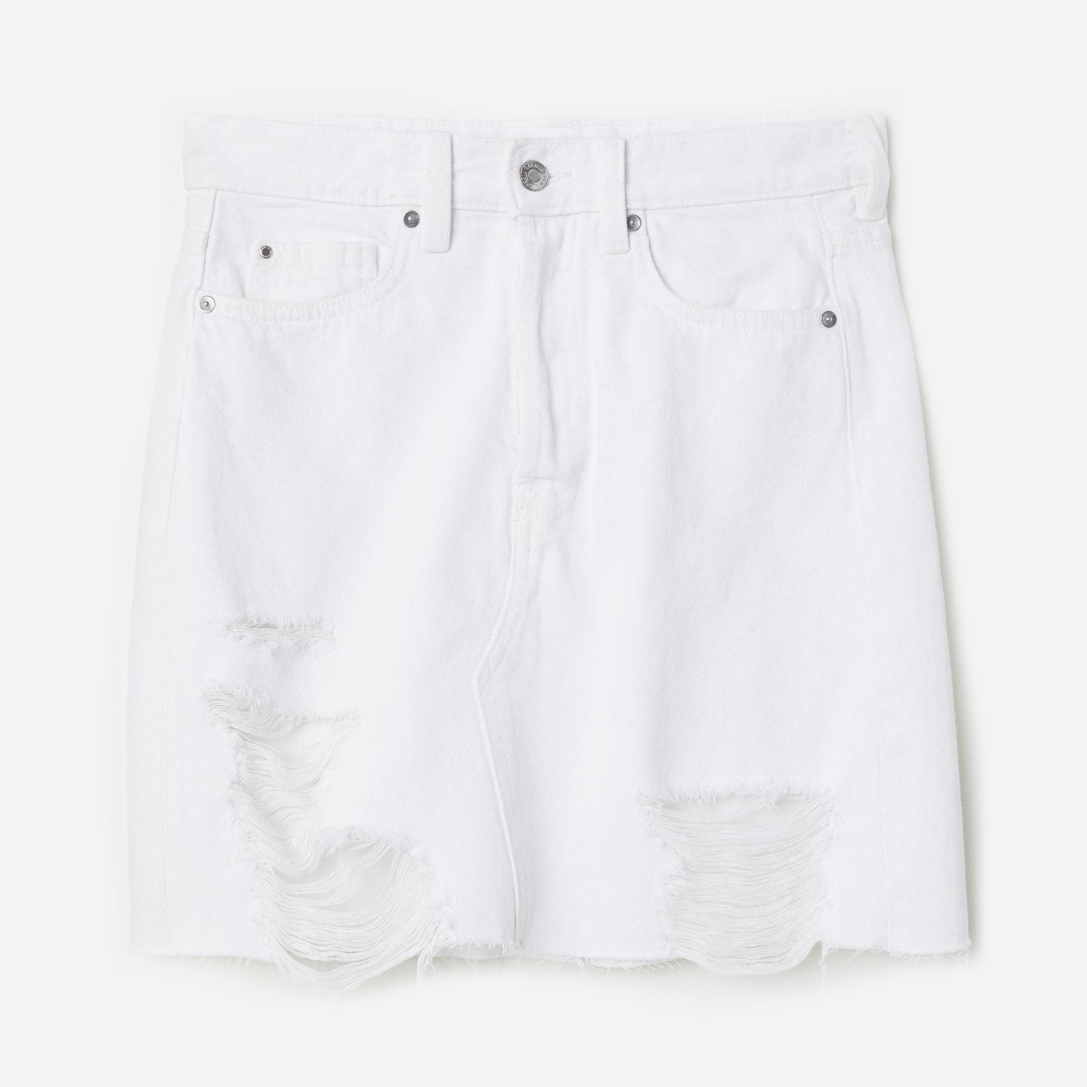 

Юбка джинсовая H&M 6582989-ACTS 46 Белая