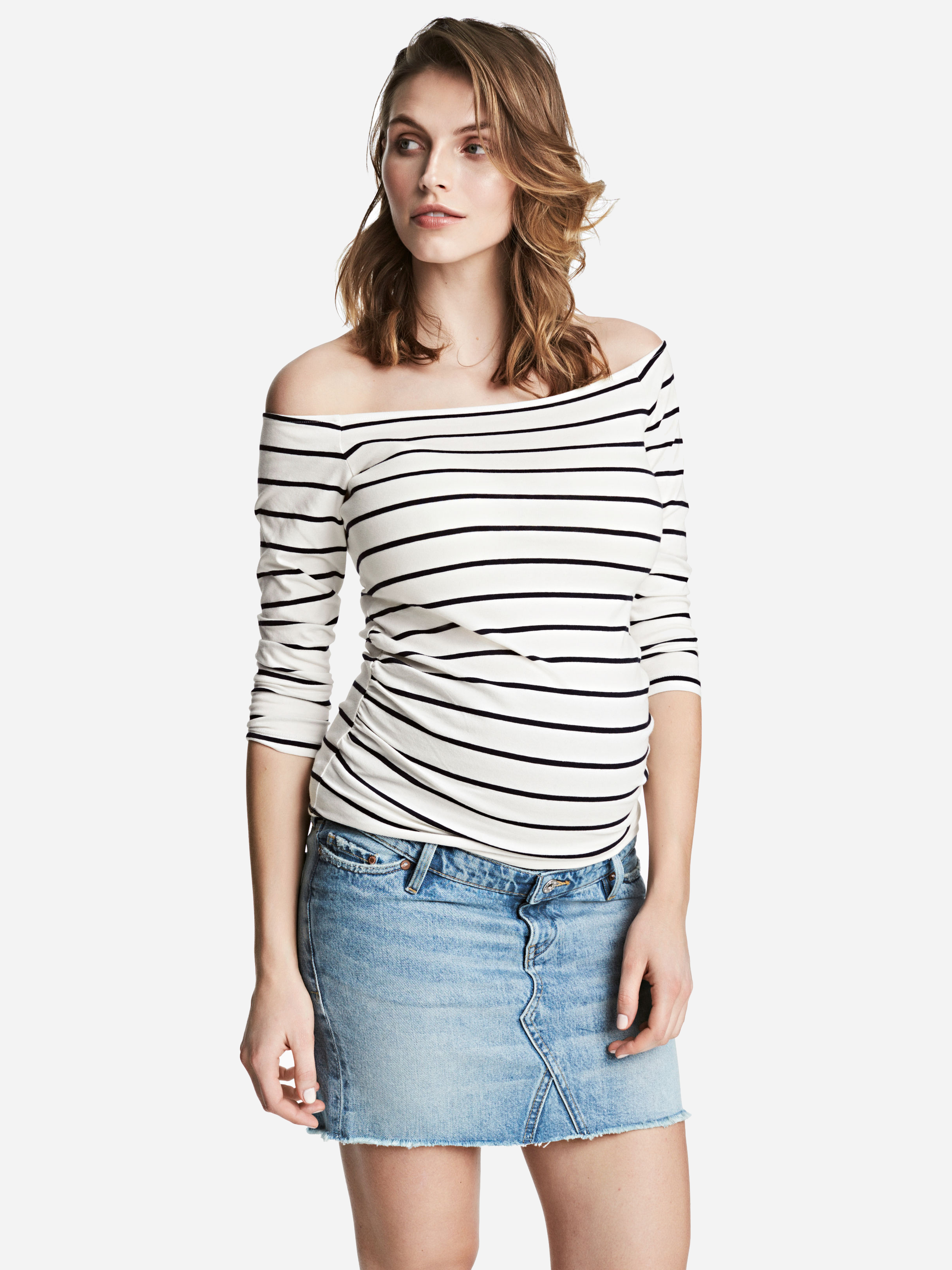

Юбка для беременных H&M Mama 4427935-ABCY 46 Синяя