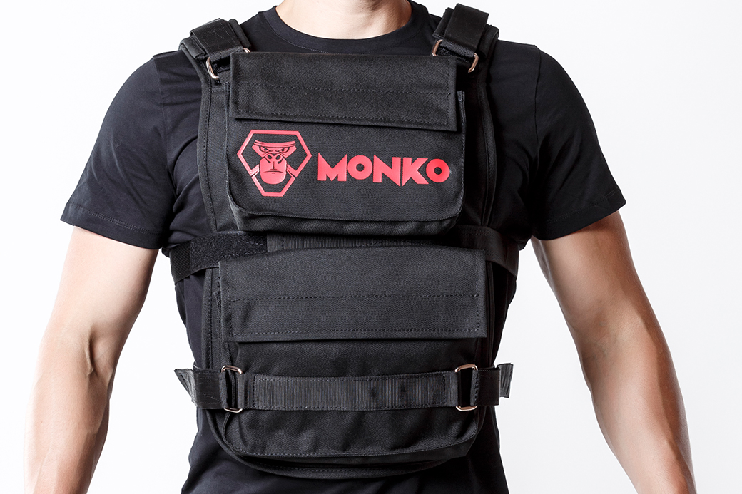 

Жилет-утяжелитель MONKO до 20 кг, черный
