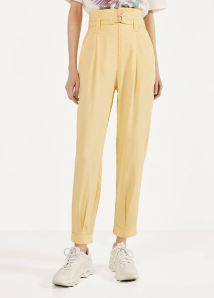 

Штаны Bershka 38 Желтые (1201-508)