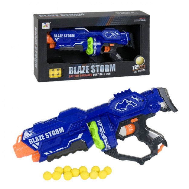 

Бластер с мягкими патронами Star Toys Factor Co (KMZC7116) Синий