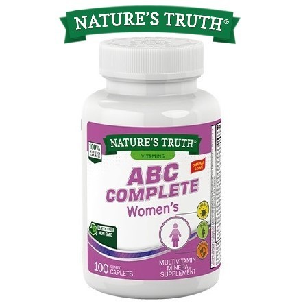 

Витамины для женщин Nature's Truth ABC Complete Women's Multivitamin Mineral Мультивитамины 100 таблеток 1513
