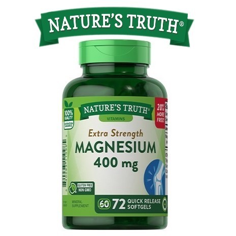 

Минерал Nature's Truth Magnesium Магний 400 мг 72 гелевых капсул 1493