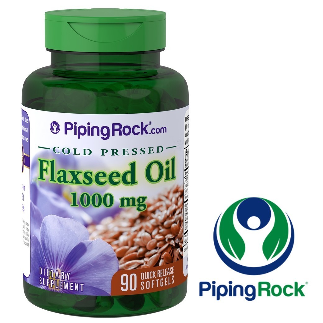 

Льняное масло Piping Rock Flaxseed Oil 1000 мг 90 гелевых капсул 1554