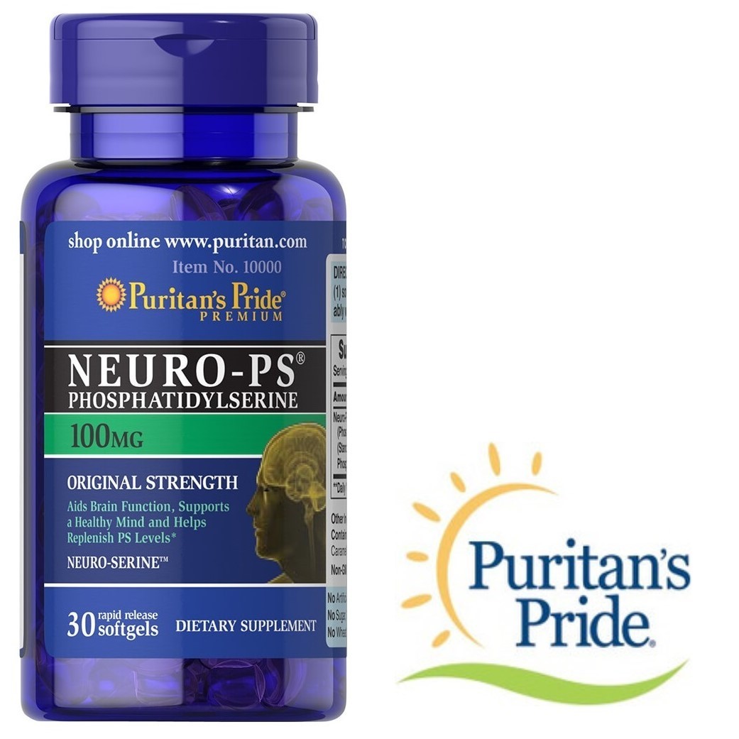 

Добавка для мозга Puritan's Pride Neuro-PS 100 мг 30 гелевых капсул 1531
