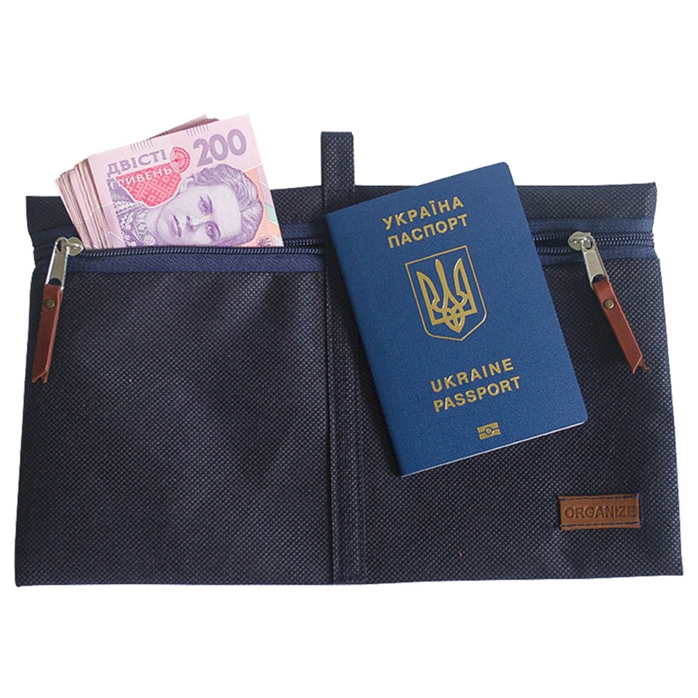 

Дорожный органайзер для документов Organize синий - 190404
