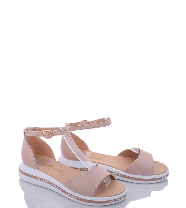 

Жіночі Босоножки Сандалії Пудра Натуральна шкіра 401pink AllShoes Китай 40(р)