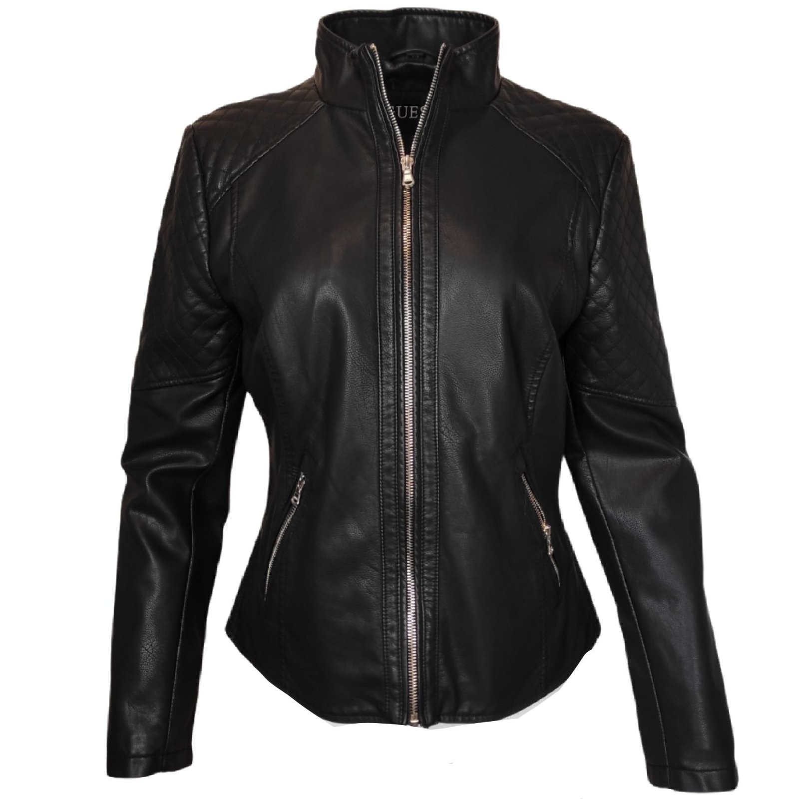 

Куртка Guess из искусственной кожи,черный,22KMU225,р, Куртка Guess из искусственной кожи,черный,22KMU225,р.L.