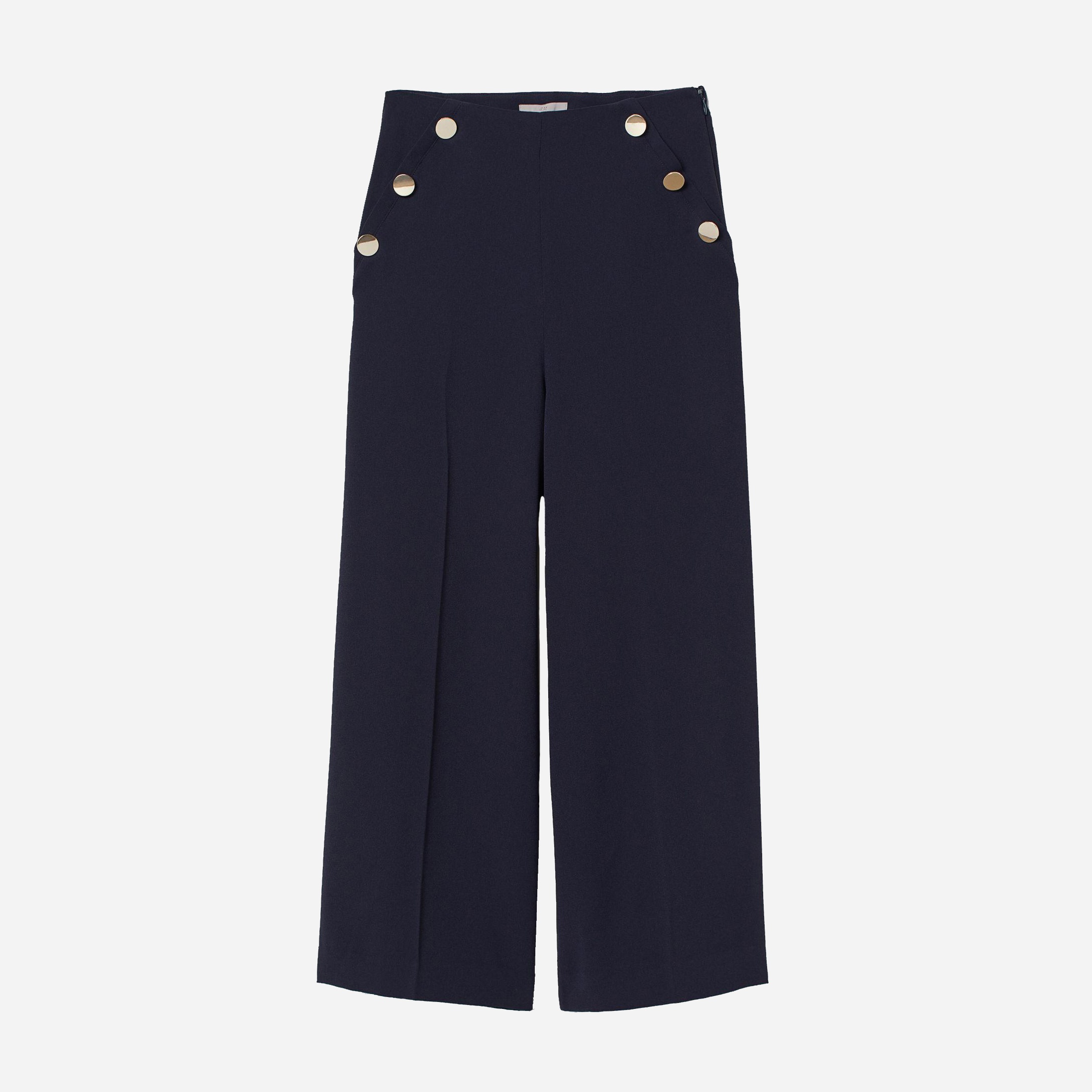

Брюки H&M 7221389-AAQJ 44 Темно-синие
