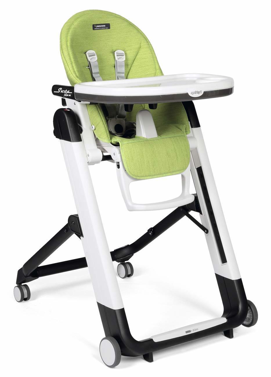 

Стульчик для кормления Peg-Perego Siesta Follow Me Зеленый с регулировкой высоты, 9 положений + система Stop&Go