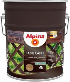 

ALPINA LASUR-GEL тонкослойная лазурь для защиты деревянных фасадов - ПАЛИСАНДР 10л.