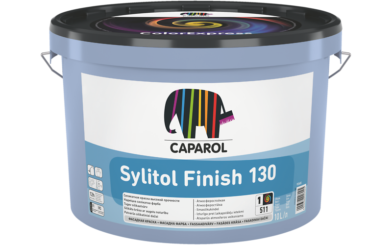 

Дисперсионно-силикатная краска Caparol Sylitol Finish B1 - Белая 10л.