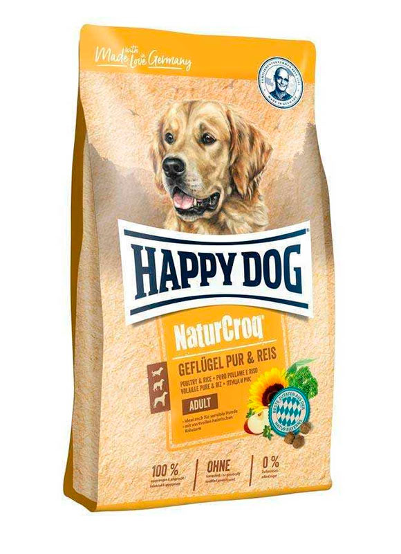 

Сухой корм Happy Dog NaturCroq Geflugel Pur & Reis для взрослых собак с птицей и рисом 4 кг