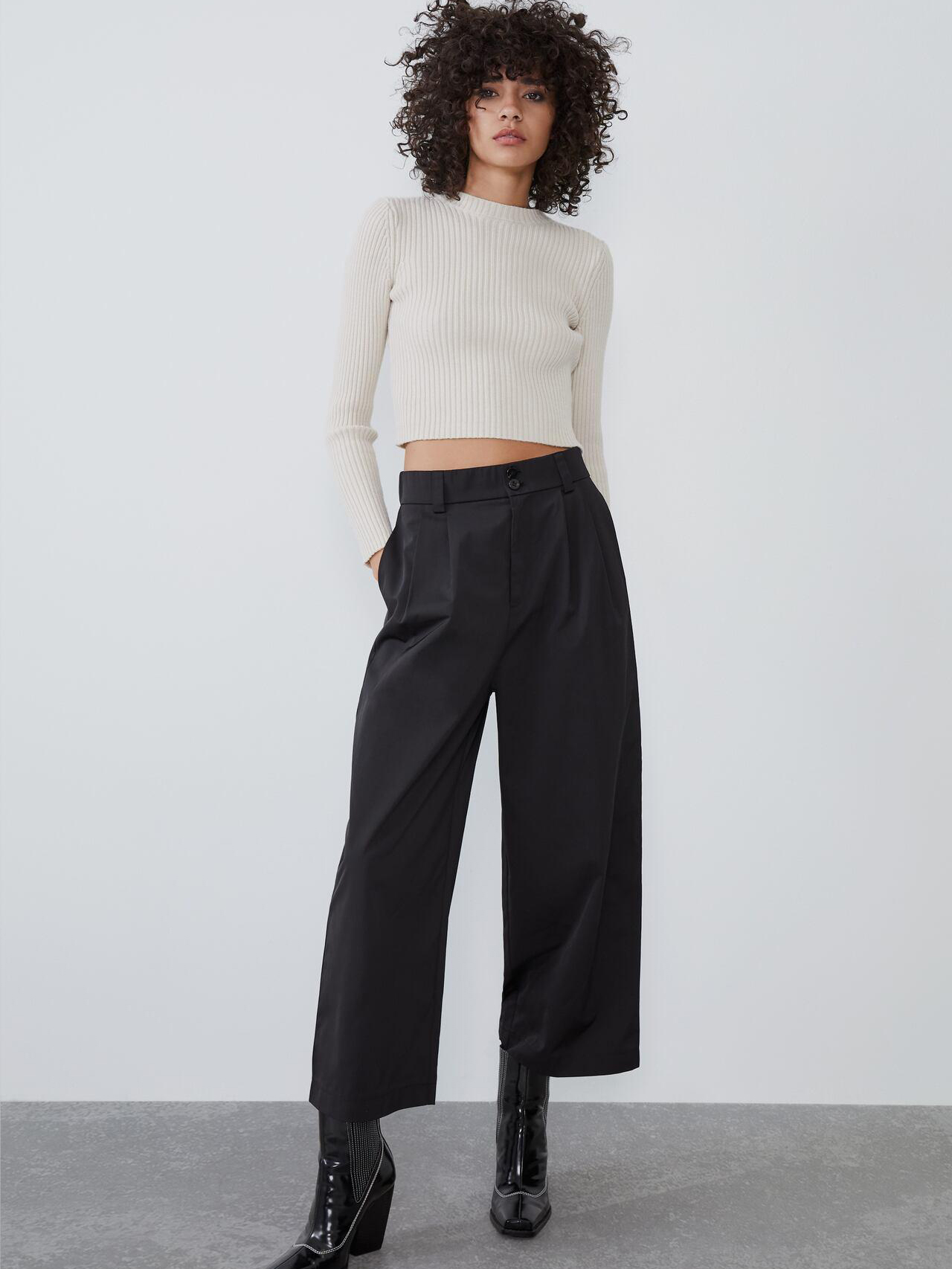 

Брюки Zara 7102/250/800-AAAD M Черные
