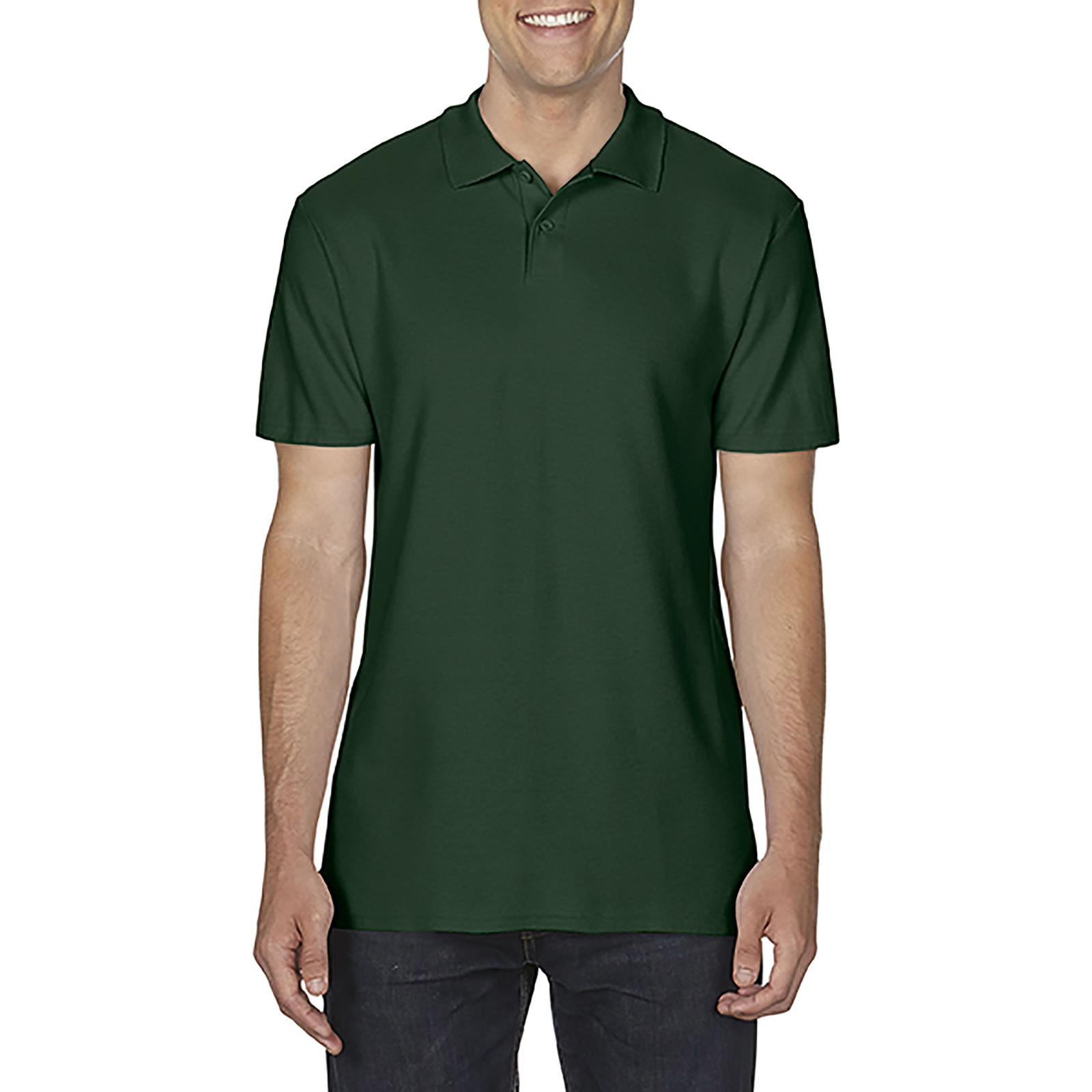 

Поло SoftStyle Forest green ТМ Gildan, Поло SoftStyle Forest green ТМ Gildan L