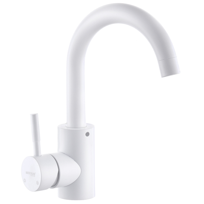 

Смеситель для кухни MIXXUS SUS 011-B (MI5754), белый