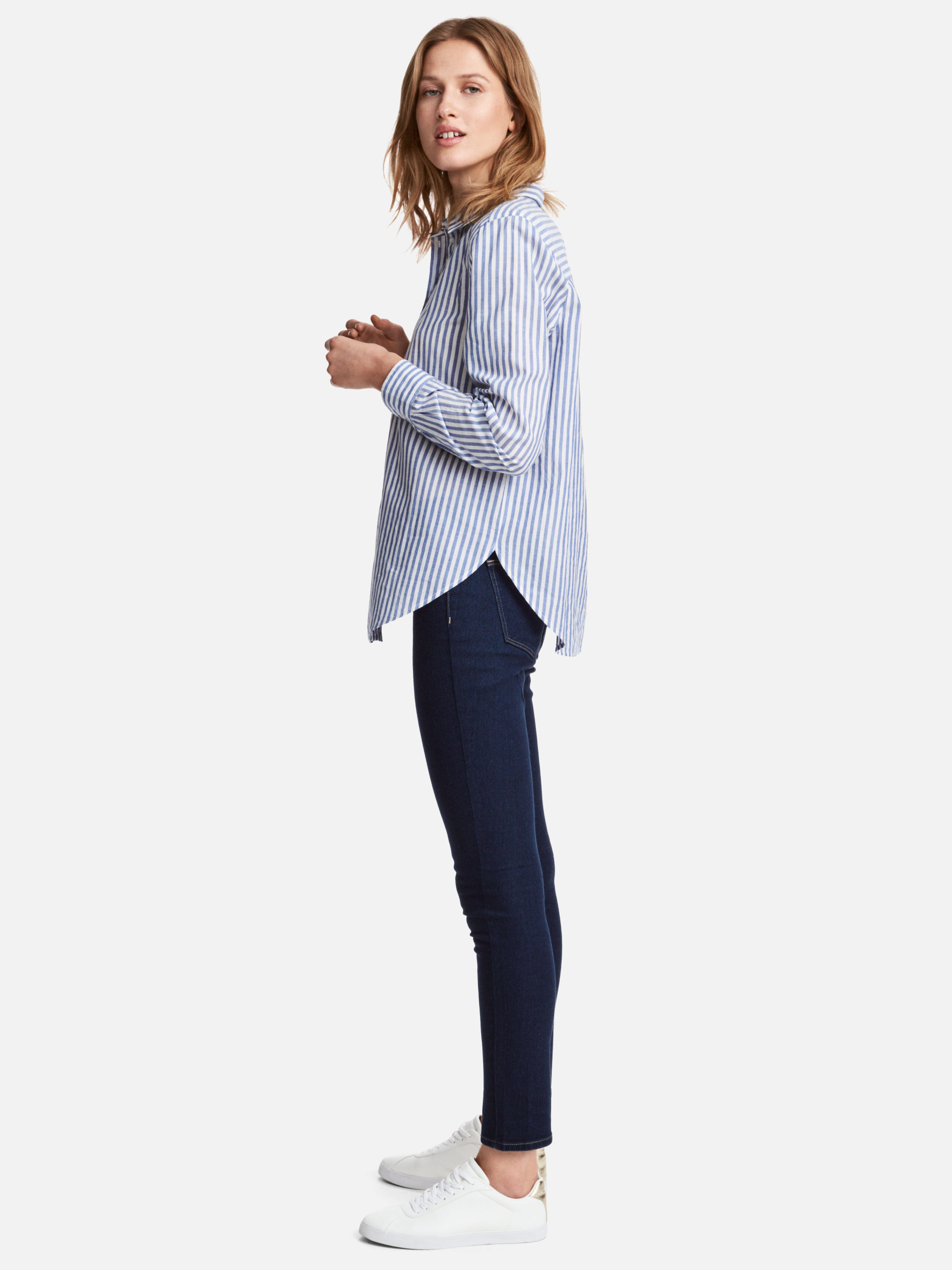 

Джинсы H&M 3992565-AAQJ 29 Темно-синие